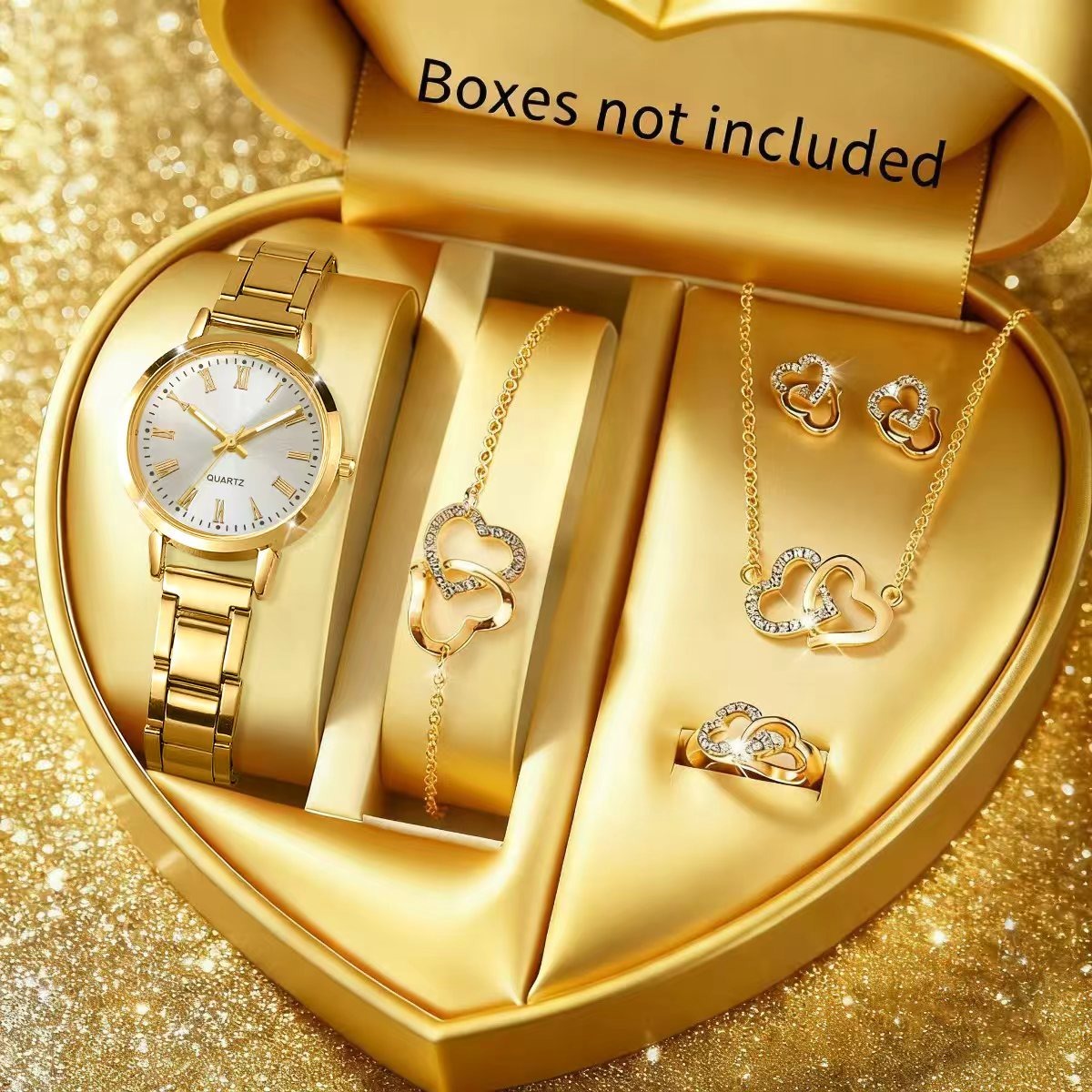 Jewelry Clasp Watches - 6 SZTUK Modny Damski Zegarek Kwarcowy