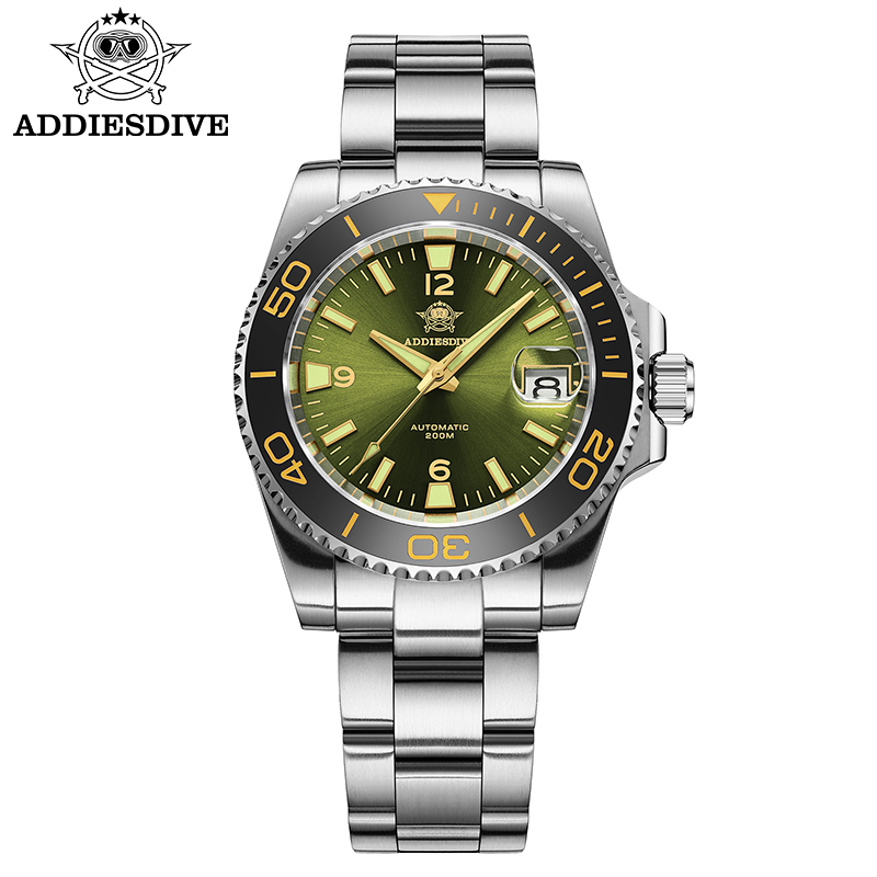 Jewelry And Watches - ADDIESDIVE Nowy Zegarek Nurkowy Męski Prezent