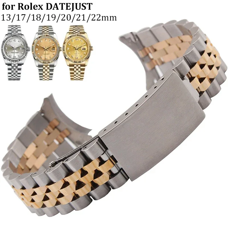 Rolex Watch Datejust - Pasek ze stali nierdzewnej do zegarka