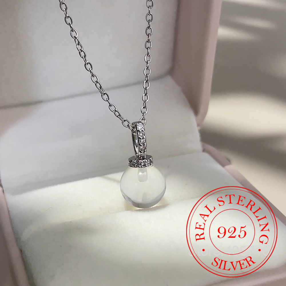 Crystal Choker Necklace - Naszyjnik damski z zawieszką w kształcie