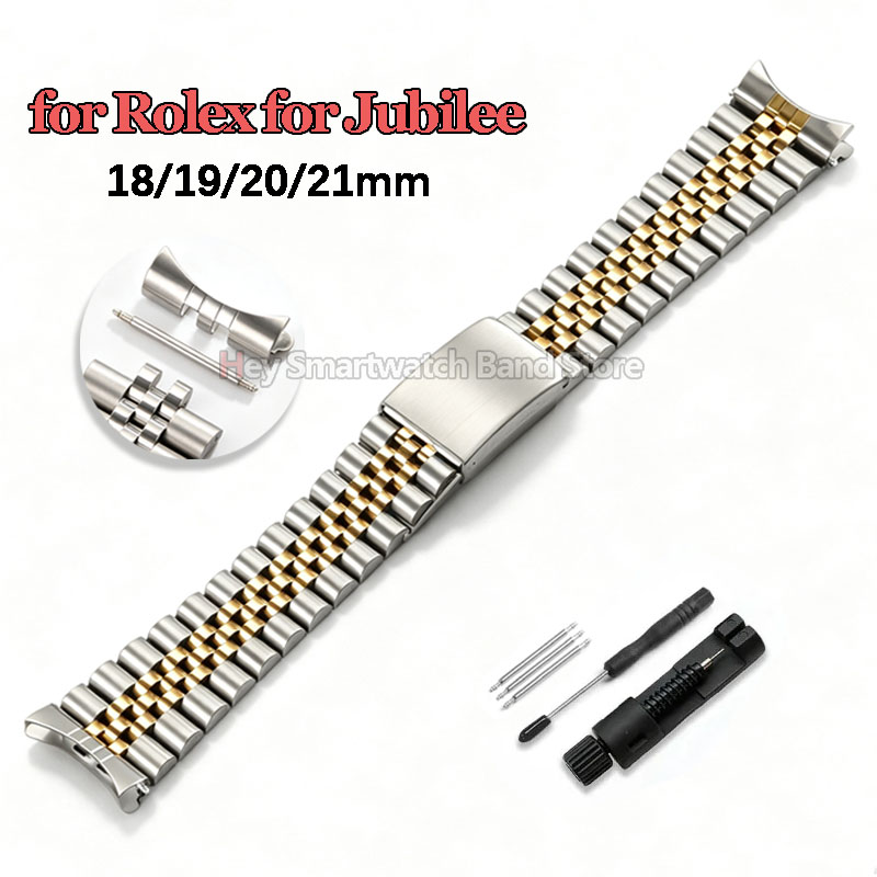 Rolex Watch Datejust - Zakrzywiony pasek do zegarka Rolex DATEJUST,
