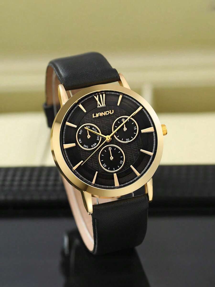 Jewelry With Watches - LIANDU LIANDU 1 Zestaw Męski Modny