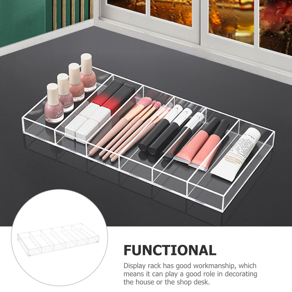 Jewelry And Watches - 6-przegródkowy przezroczysty akrylowy organizer na okulary