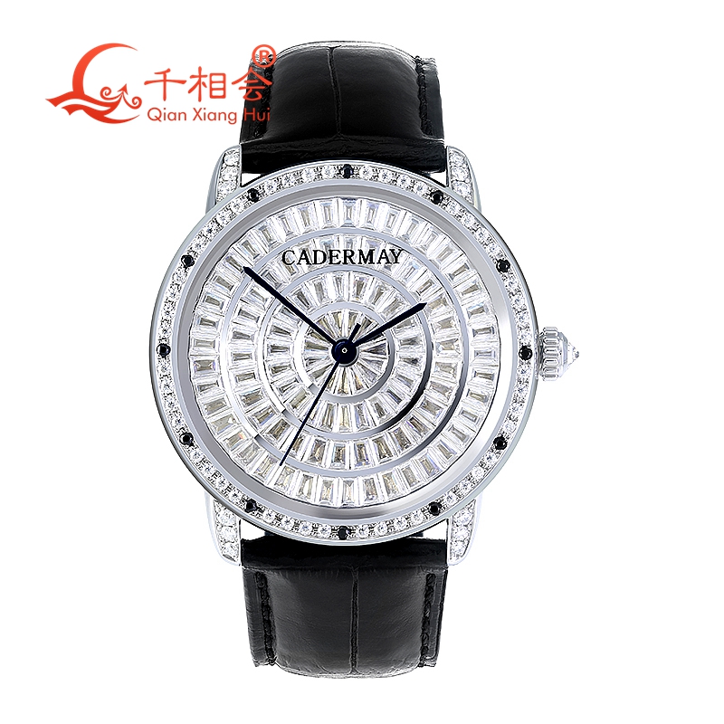 Vvs Jewelry Watches - Pełna muissanitowa bagietka Luksusowy zegarek na