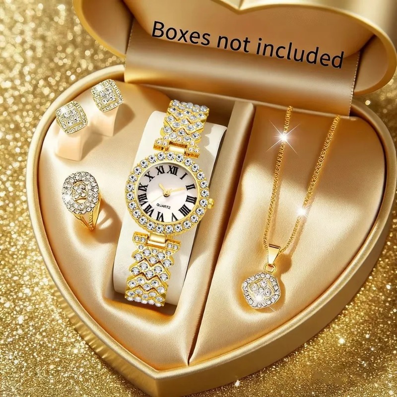 5 SZT. Luksusowy Zestaw Biżute – Jewelry Clasp Watches recenzja i cena