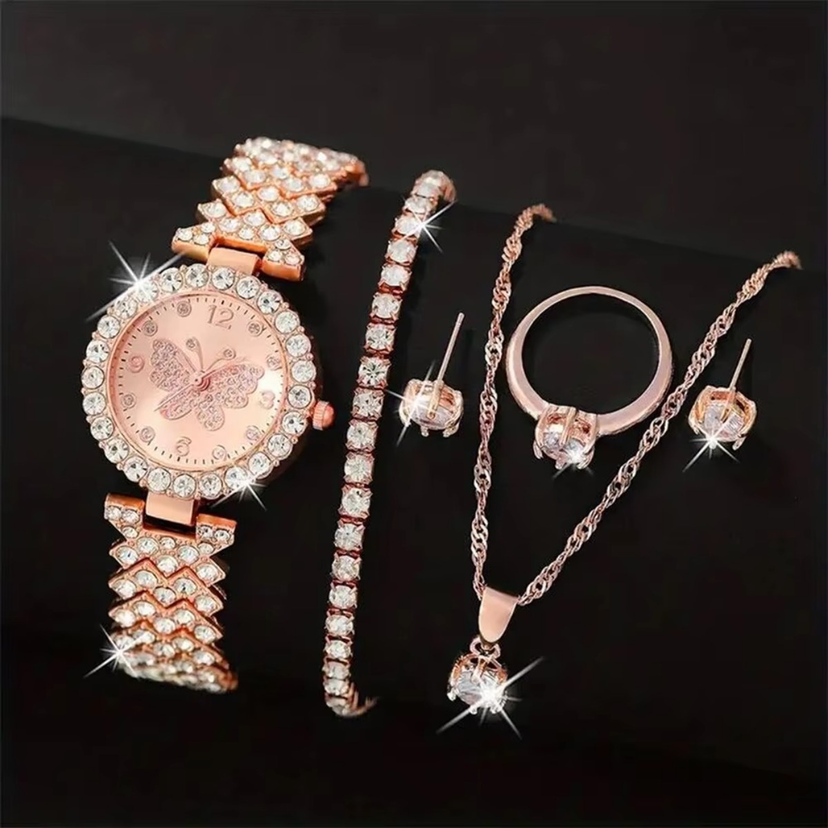 6 sztuk/zestaw Luksusowy Zegar – Jewelry Clasp Watches recenzja i cena