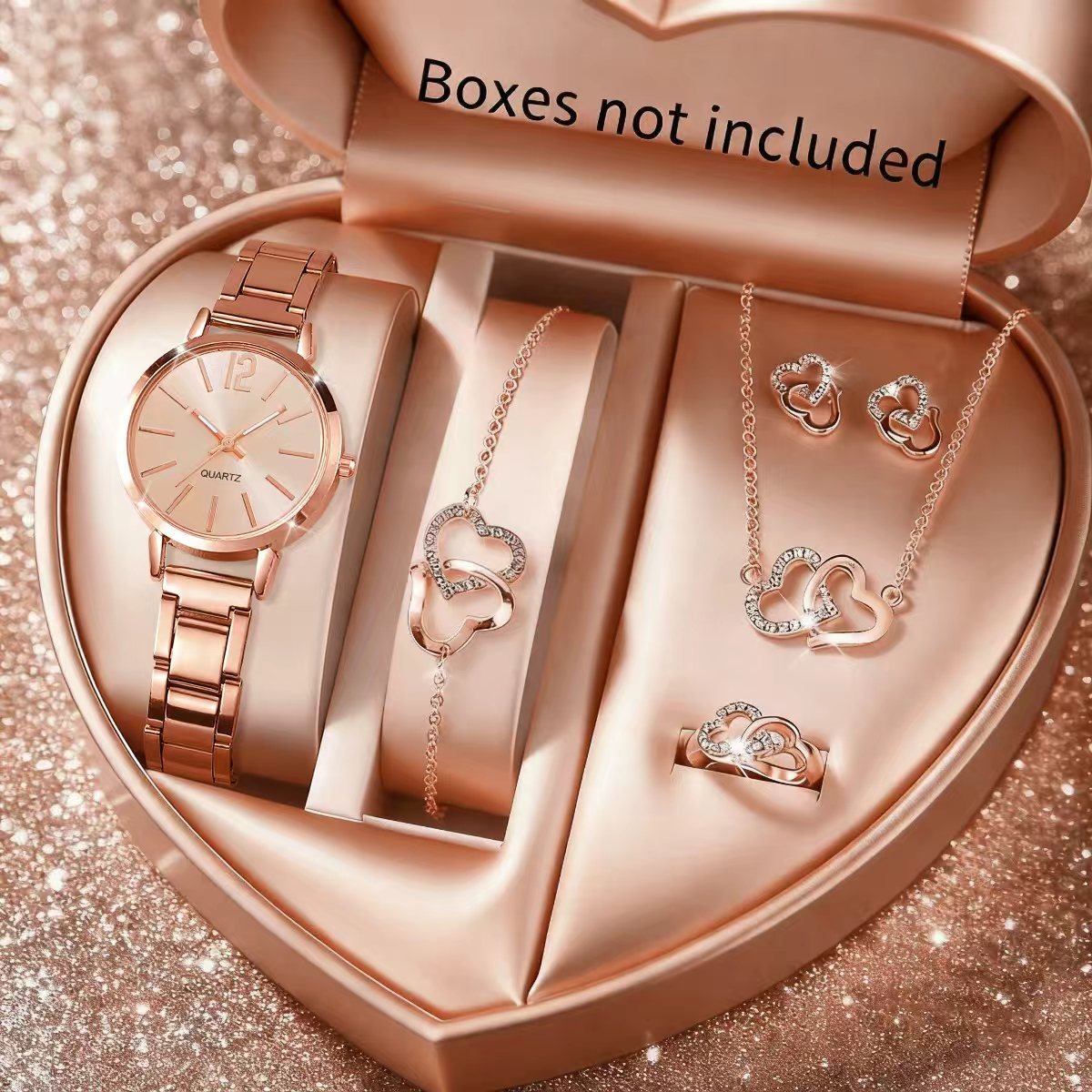 6 SZTUK Modny Damski Zegarek K – Jewelry Clasp Watches recenzja i cena