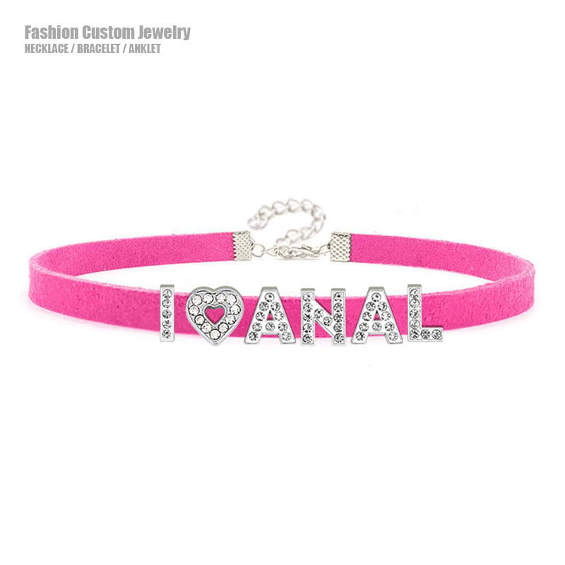 Seksowne gorące litery Rhinest – Crystal Choker Necklace recenzja i cena