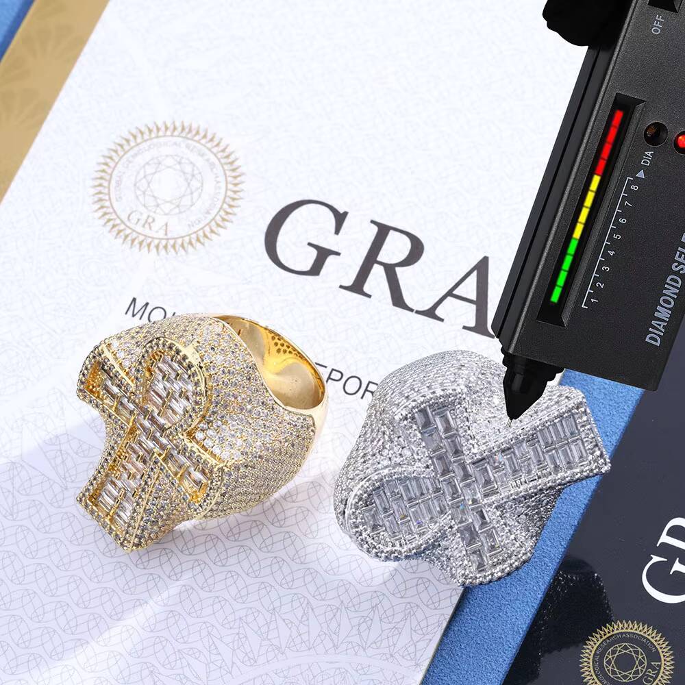 Męski pierścień z moissanitem  – Vvs Jewelry Watches recenzja i cena