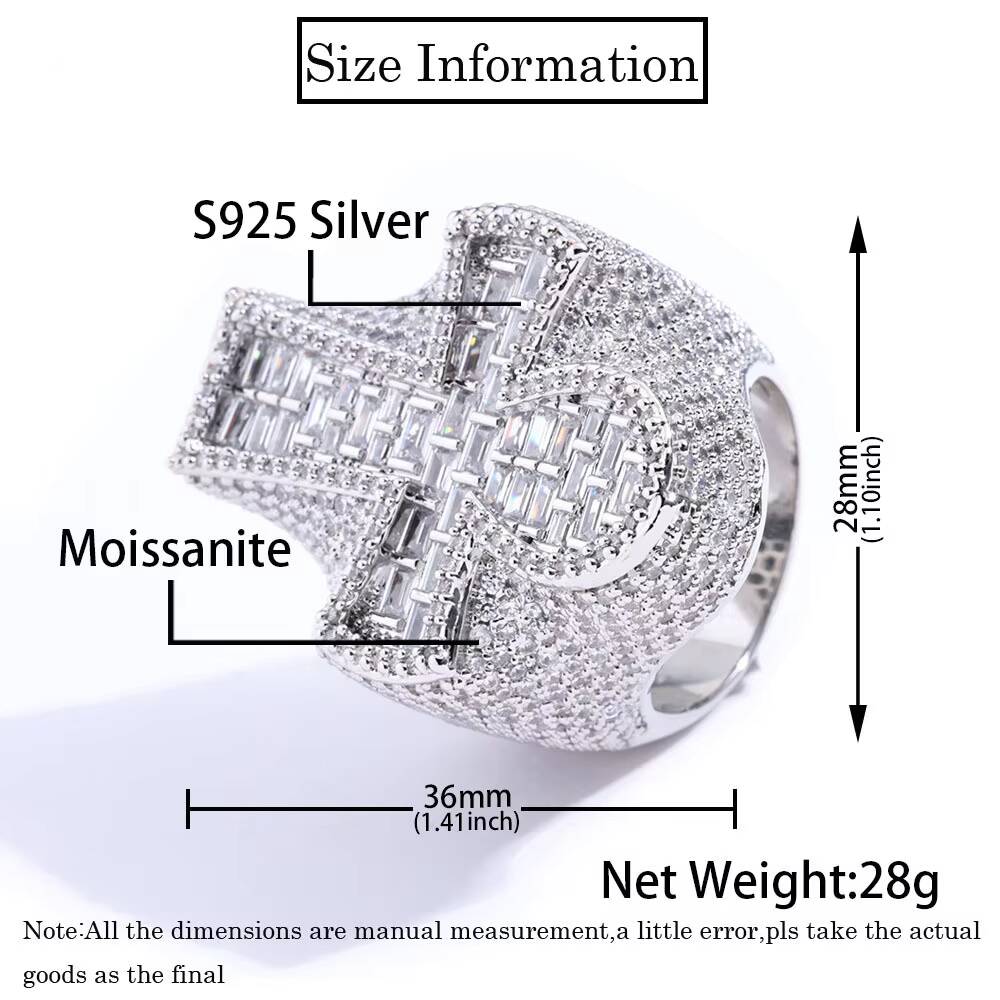 Męski pierścień z moissanitem  – Vvs Jewelry Watches recenzja i cena