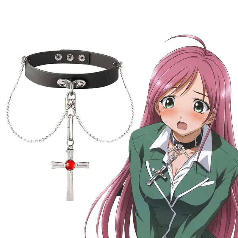 Anime Rosario i wampir czerwon – Crystal Choker Necklace recenzja i cena