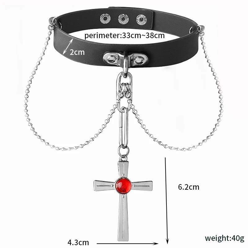 Anime Rosario i wampir czerwon – Crystal Choker Necklace recenzja i cena