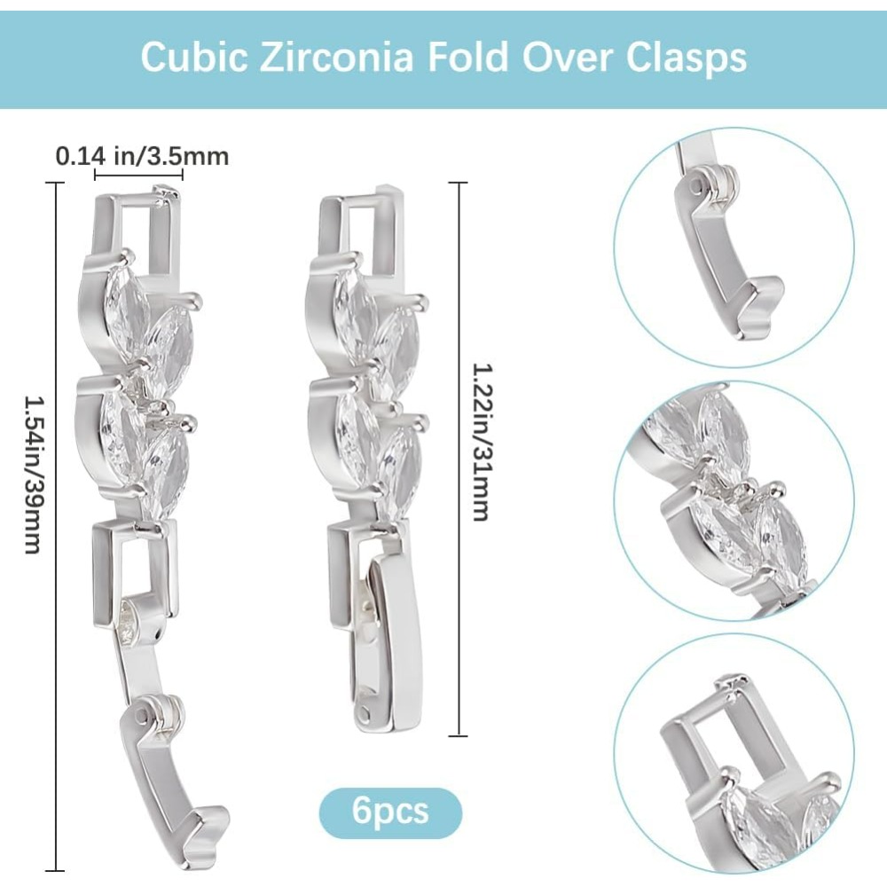1 Pudełko 6 szt. Przedłużka do – Jewelry Clasp Watches recenzja i cena