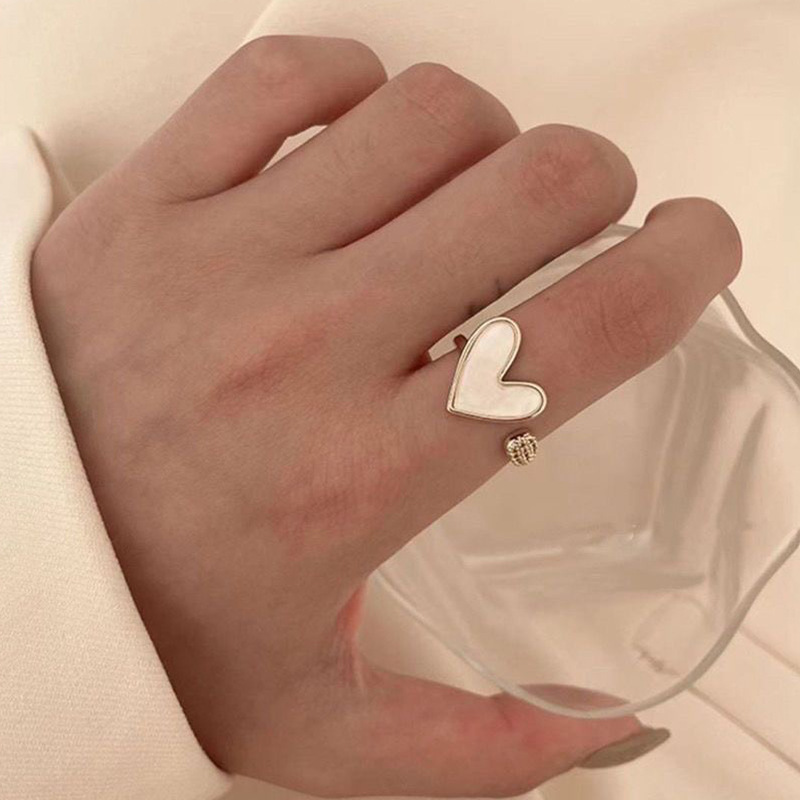Pierścionek Geometryczne Serce – Minimalist Ring Stackable recenzja i cena