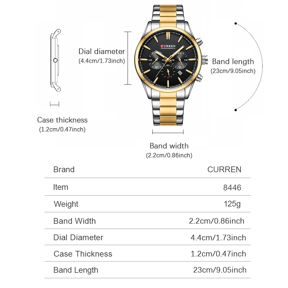CURREN Casual Quartz Chrono Sp – Jewelry And Watches recenzja i cena