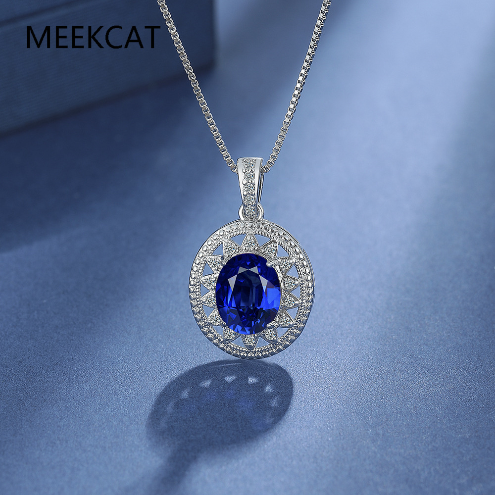 Owalny Szafir Syntetyczny w Sr – Crystal Choker Necklace recenzja i cena
