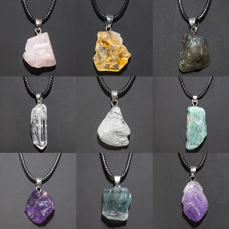 Naturalne ametysty naszyjnik k – Crystal Choker Necklace recenzja i cena